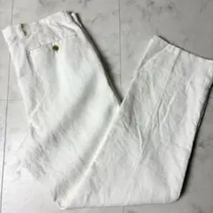 Brilla per il gusto リネン100% パンツ 白 46