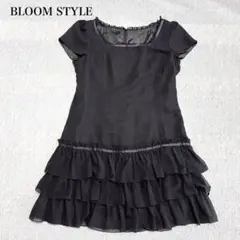 タグ付き未使用　フリルティアードミニワンピース(13BR)チュニック　フェミニン