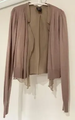 DOUBLE STANDARD CLOTHING シルクコンビニカーディガン