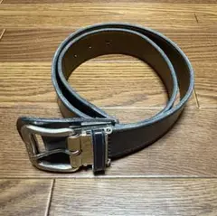 SSK ネイビー レザー ベルト