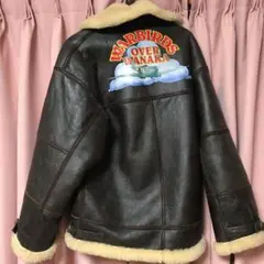 可愛い★ニュージーランド製　ライダーズ皮ジャン★
