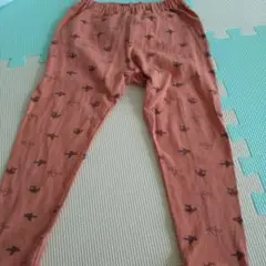 UNIQLO ボトムス 100cm オレンジ プリント柄