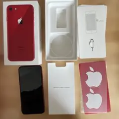 背面傷あり iPhone8 RED 赤