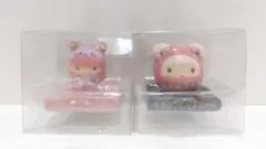 サンリオ　福をまねくよマスコット　キキララ　ララ　陶器　ネズミ　ダルマ