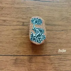 消しゴムはんこ　雲　仏手　蓮