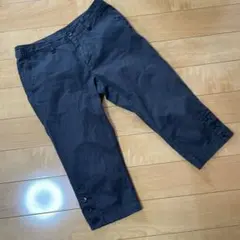 レディース 七分丈パンツ ブラック 激安
