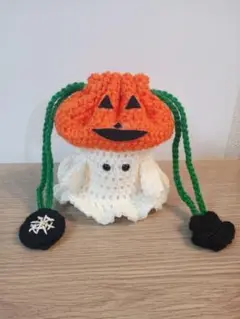 ハロウィン かぼちゃ おばけ 巾着袋