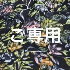 2537★着物・帯★セミアンティーク 水彩画のような透き通った薔薇や小花 小紋