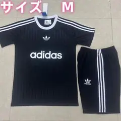 adidas アディダス 半袖 Tシャツ ブラック 上下 2点セット M 1