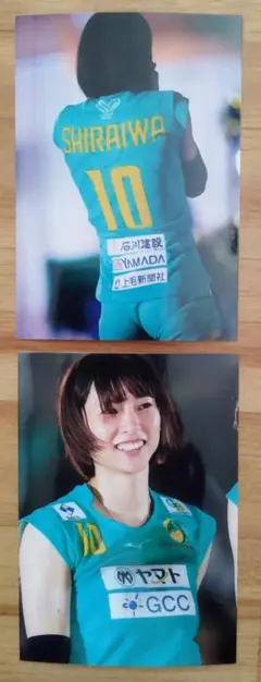【世界の○●】白岩蘭奈　直筆サイン入りシャツ　群馬グリーンウイングス トシ | 女子バレー 白岩 蘭奈 群馬グリーンウイングス 昌賢学園