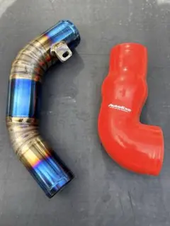 マツダ3 チタンサクションパイプ+オートエグゼシリコンホースセット