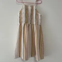 zara kids ストライプ ワンピース