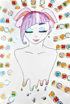 サンプル　手描きイラスト　オリジナル