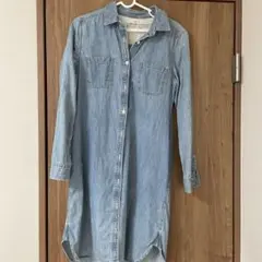 無印良品デニムシャツワンピース Mサイズ