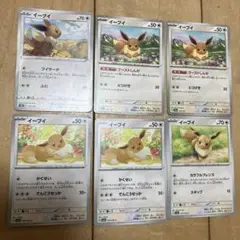 イーブイ　6枚