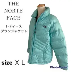 THE NORTH FACE ダウンジャケット 水色 ライトブルー美品
