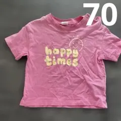 H&M キッズTシャツ　70サイズ　お得　ピンク