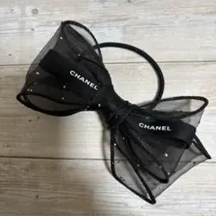 ✨️ラインストーン CHANEL ヘアリボン ヘアゴム ノベルティ✨️