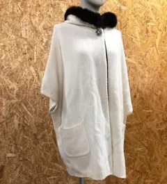 LANVIN en bleu★ベスト ポンチョ ウール