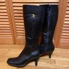 ロングブーツ 黒 ブラック