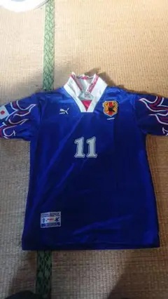 96年　日本代表　カズ　KAZU PUMA 当時　炎 希少 PUMA プーマ 炎モデル 日本代表 ユニフォーム 96年 三浦