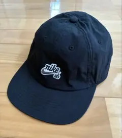美品 Nike SB 黒 6パネルキャップ