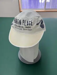 ペインターキャップ　40's ビンテージ　生成り　ホワイトusa cap デット