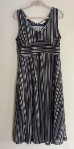 weaver ストライプ ノースリーブワンピース