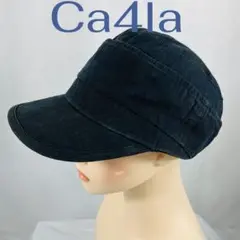 CA4LA カシラ　コットン　黒 ワークキャップ デニム風