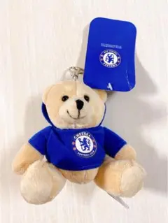サッカー プレミアリーグ チェルシー くま ぬいぐるみキーホルダー