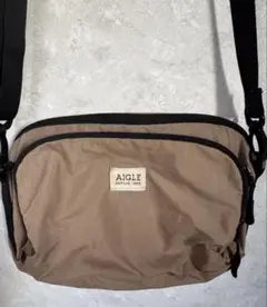 最終価格！AIGLE サコッシュ ベージュ