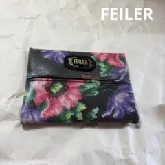 【未使用品】フェイラー　ティッシュケース　花柄　PVC