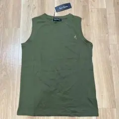 AnneCoquineアンコキーヌ　ノースリーブ Tシャツ オリーブグリーン S
