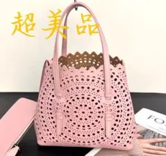 美品⭐︎フランスで大人気⭐︎ALAiA アライアMINA 44 トートバッグ 美品⭐︎フランスで大人気⭐︎ALAiA アライアMINA 44 トート