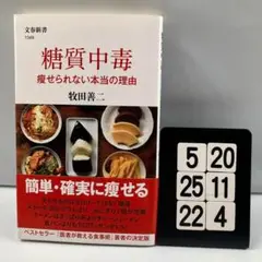 糖質中毒 痩せられない本当の理由 5-20*25.22*4