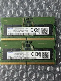 Samsung DDR5 8GB×2枚　16GBセット