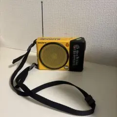 SONY SPORTS ポータブルラジオ イエロー　ICF-S75 SONY SPORTS ポータブルラジオ イエロー ICF-S75 - メルカリ