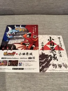 小田原城　御城印　城とドラゴン コラボ記念　城ドラ
