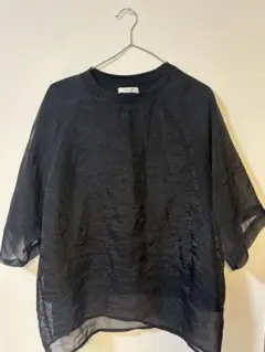 FREAK'S STORE 半袖シースルートップス 黒