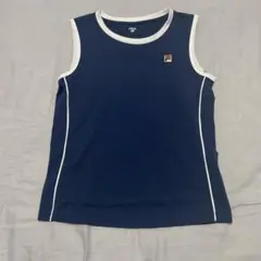 FILA ネイビー ノースリーブ Tシャツ