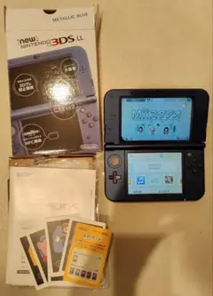 Newニンテンドー3DS LL メタリックブルー ソフト11本付き!