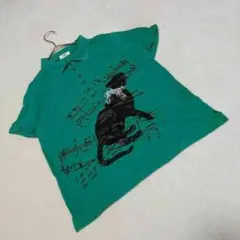 【gf】ジーエフ（L） Tシャツ ポロシャツ カジュアル ねこ プリント
