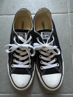 CONVERSE ALL STAR ブラックスニーカー　コンバース　オールスター