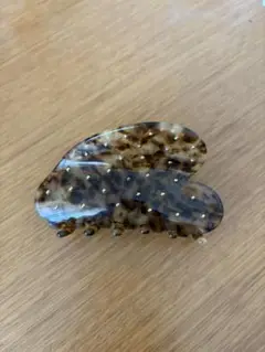 POTETE べっ甲柄 バタフライ型ヘアクリップ