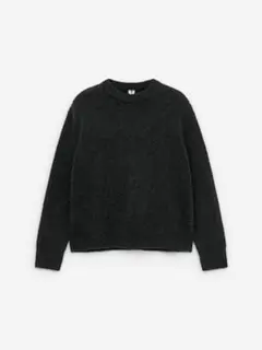 ARKET HEAVY KNIT WOOL JUMPER チャコール Mサイズ
