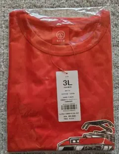 【新品未使用】OJICO 半袖Tシャツ 3Lサイズ　レッド