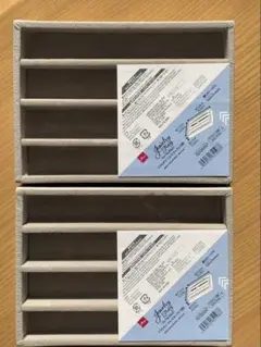 ダイソー　アクセサリートレイネックレス用2個セット　 アクセサリートレー　ケース