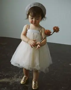 ◎美品 MARLMARL マールマール TUTU チュチュ ドレス　ピーチパフ