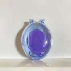たまごっちケース スケルトンブルー　フェルト付き