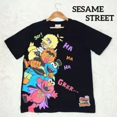 希少 セサミストリート USJ【S】ハロウィンTシャツ 黒 男女兼用 ☆美品☆